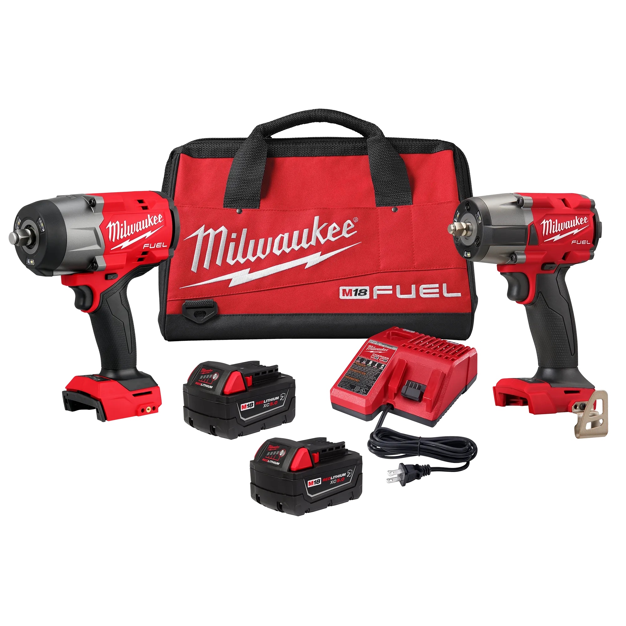 Picture of Milwaukee Electric Tool 3010-22 M18 Fuel 1/2 Htiw & 3/8 MTiw Combo Kit